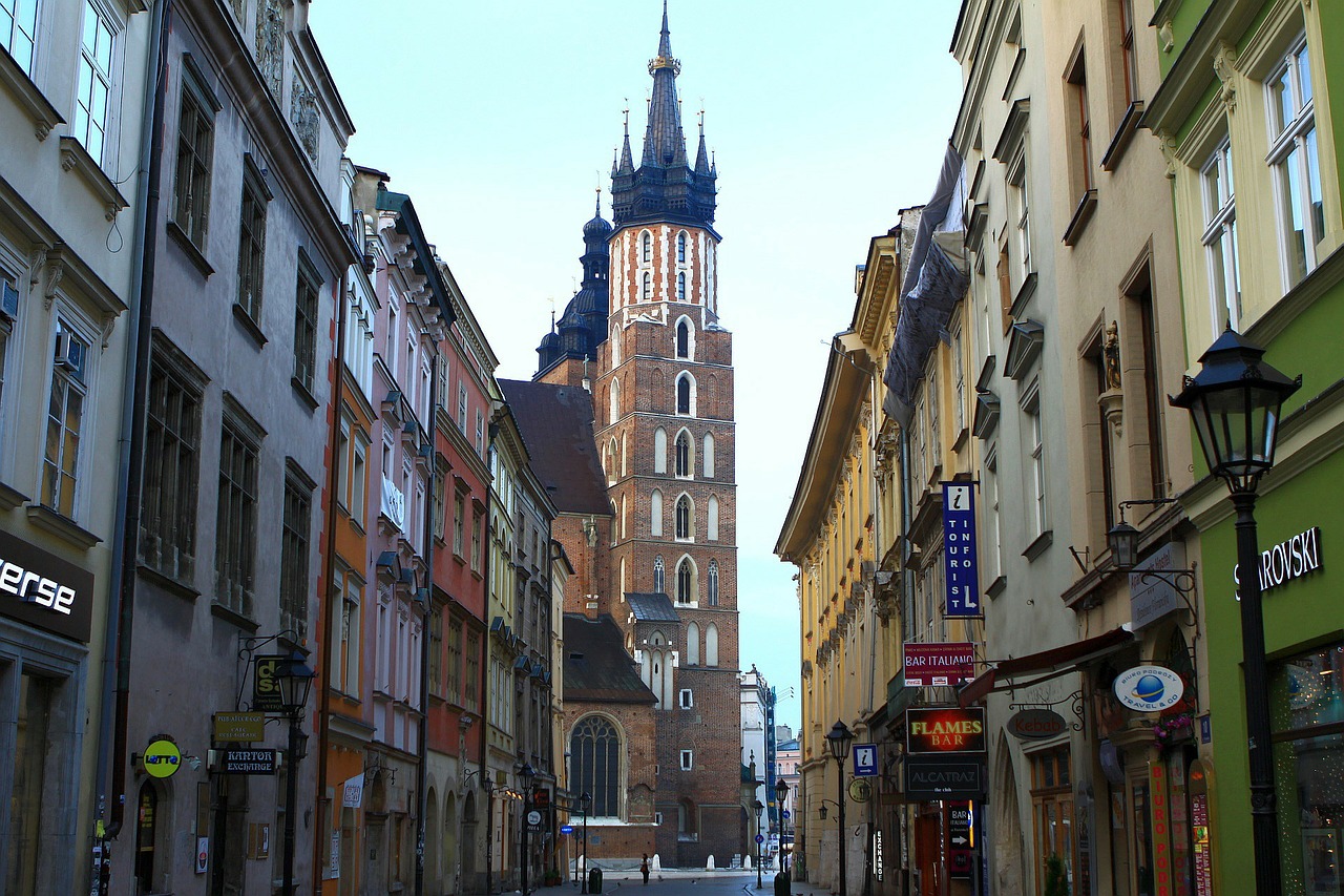 St. Mary's Church in Krakow, great tourist place to visit, a city full of culture and art.