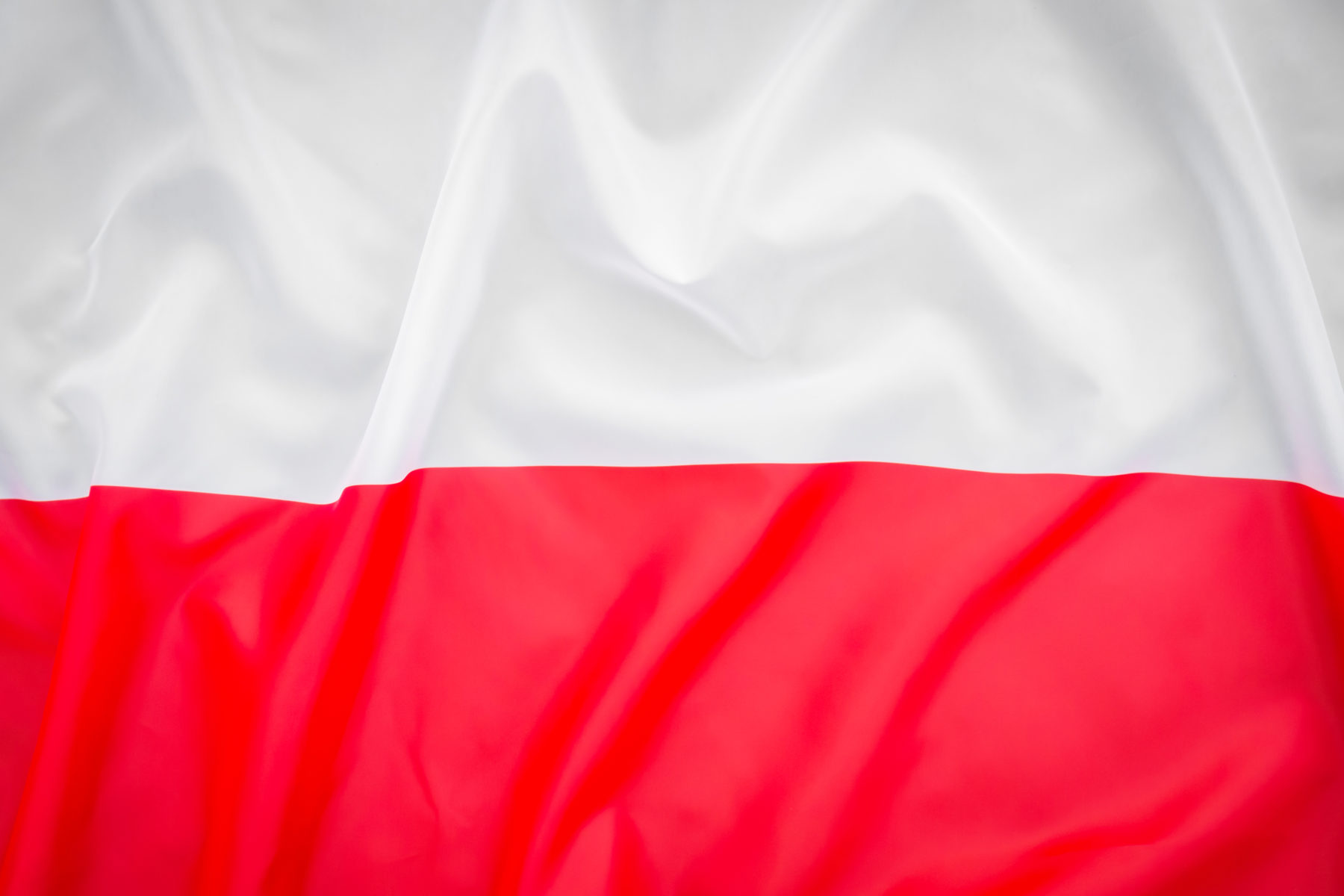 Polish flag, a symbol of independence, anniversary of regaining independence.