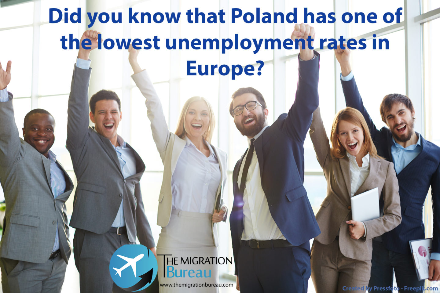 Employees from various countries, enjoying the low unemployment in Poland and the fact that you can easily find a job here.